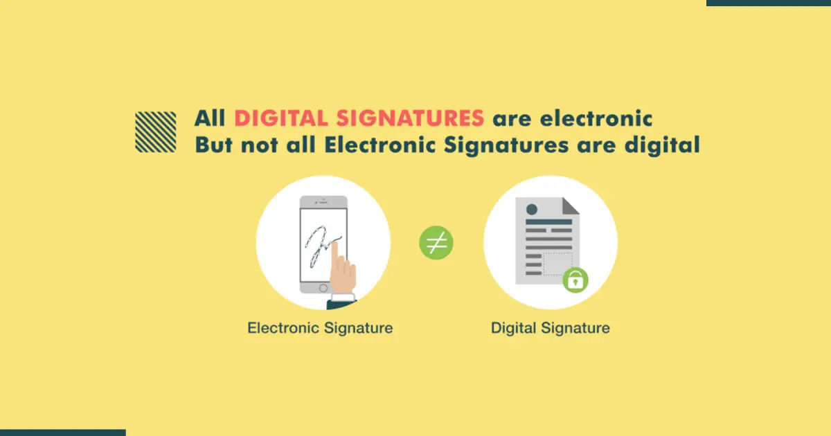 Electronic Signature vs Digital Signature – WeSignature